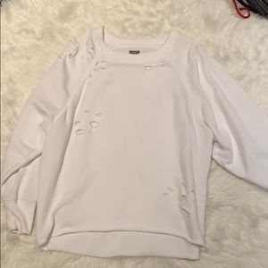 White crewneck